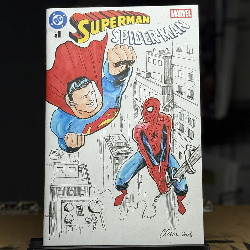 cover supermanspiderman